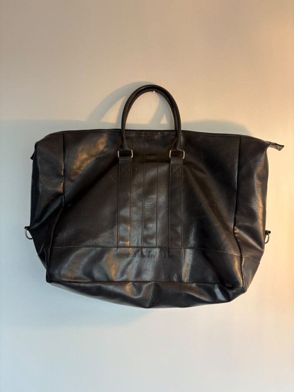 🖤 Karl Lagerfeld Black Oversized Weekender / Travel Bag